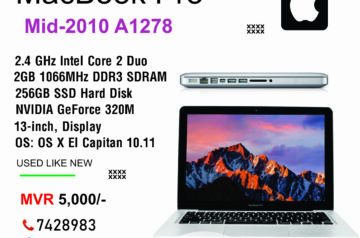 Macbook Pro Mid 2010 A1278