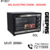 Geepas 60L Electric Oven